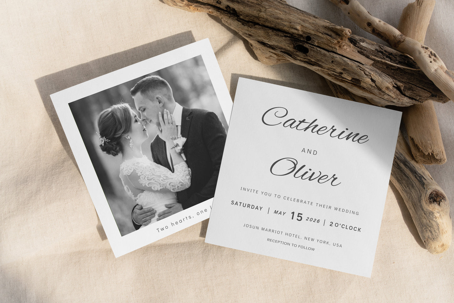 #1 Elegant Modern Wedding Invitation Digital Templates | Stylish Wedding Design