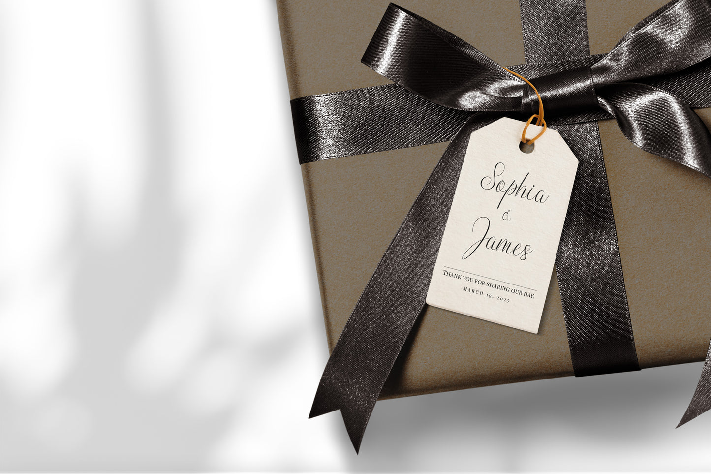 #2. Modern Thank You Favor Tag Digital Template | Elegant & Stylish Design