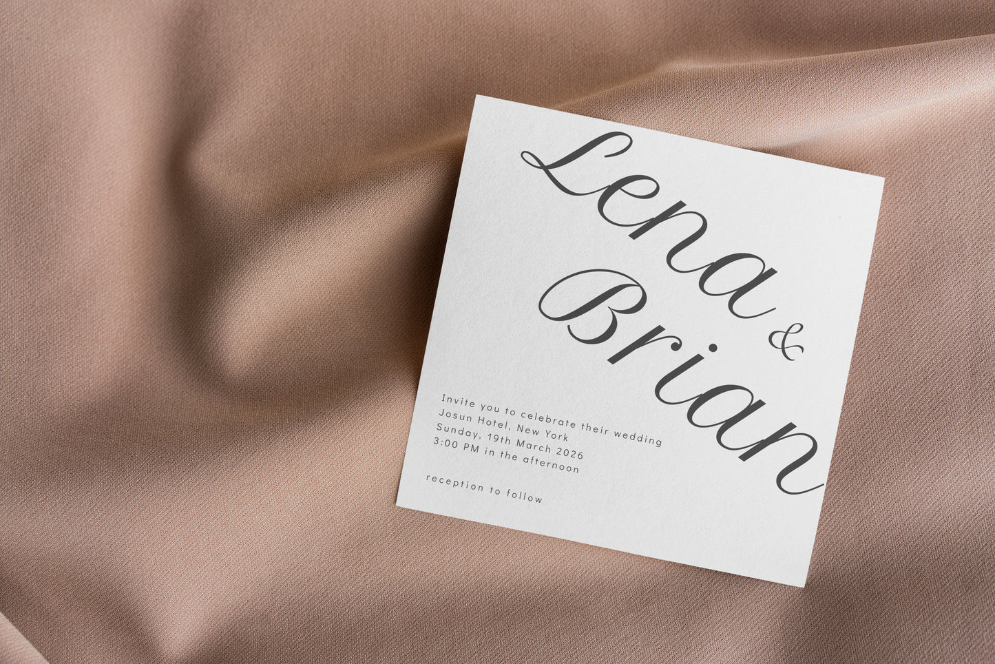 #2 Contemporary Wedding Invitation Templates | Unique Design