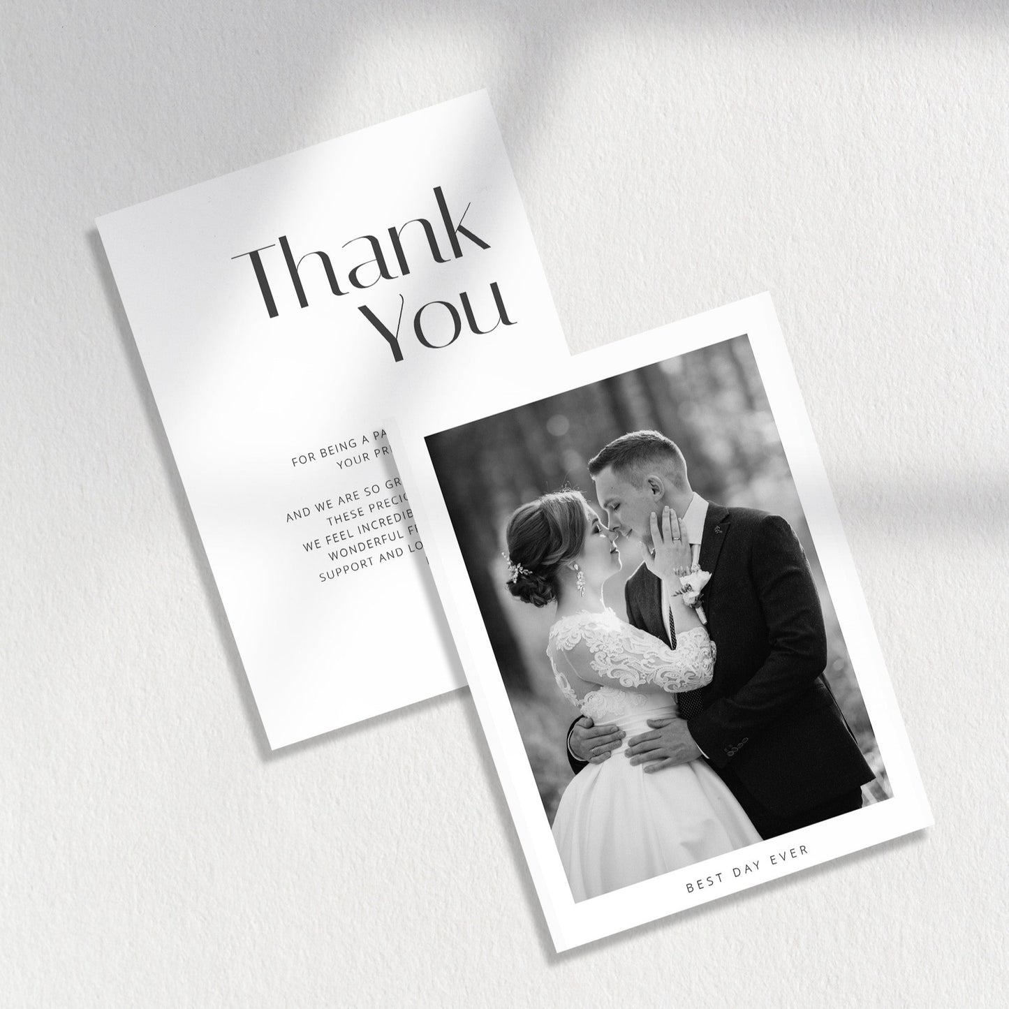 #2. Modern Thank You Card Digital Template | Elegant & Sleek Design