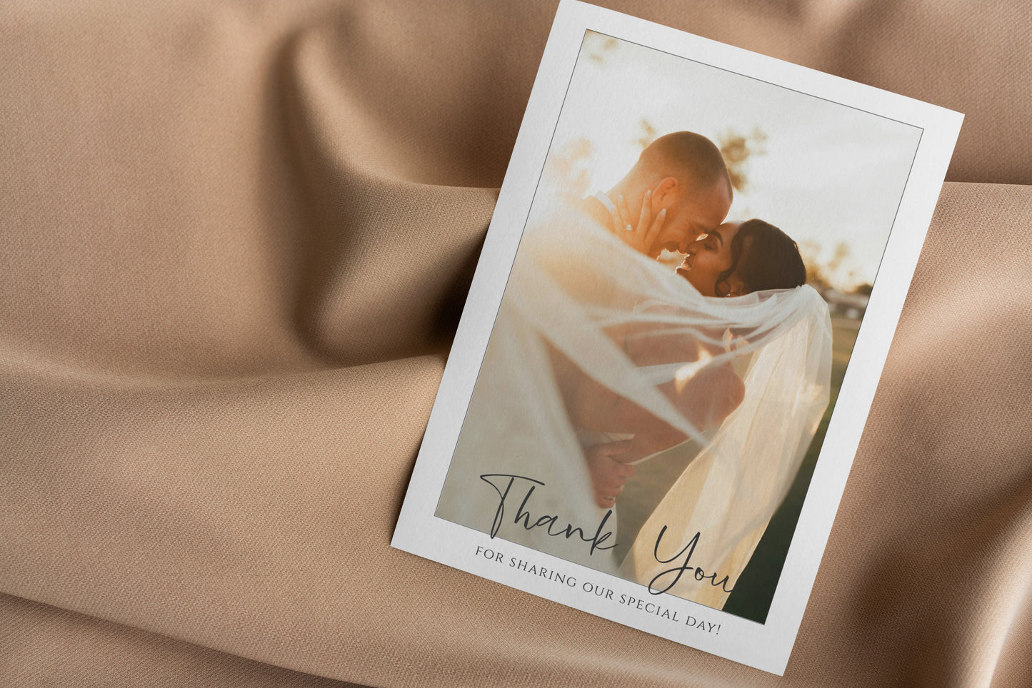 #1. Minimalist Thank You Card Digital Template | Stylish Modern Elegant Design